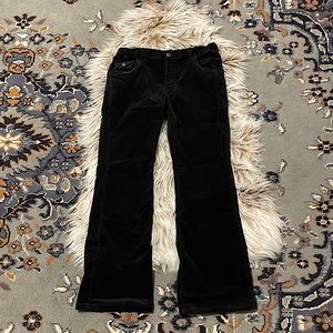 • Old Navy • Black Khaki Pants • 10 1/2 P • Adjustable Waist •